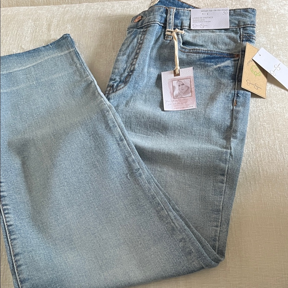 Jessica Simpson Light Blue Straight Leg Jeans